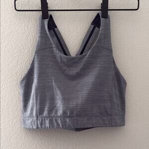 Outdoor Voices Key Sports Bra in Gray Size Medium